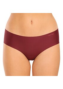 Dámské kalhotky laserem střižené Calvin Klein QD5148E bordo