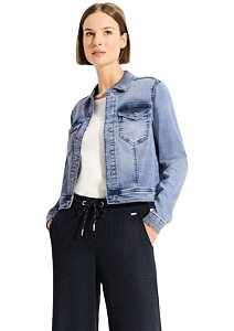 Džínová bunda do pasu CECIL 212173 mid blue