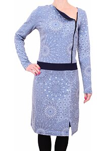 Poutavé dámské šaty Fashion Mam 775 modré