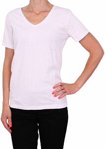 Bavlněné dámské tričko m.x.o. 71531 bílé