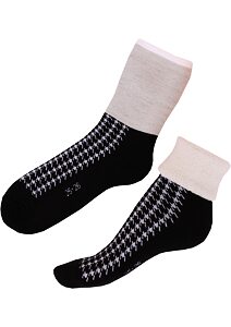 Ponožky Matex 657 Kája -  černobílá