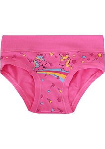 Dívčí kalhotky s obrázky Emy Bimba B2550 rosa fluo
