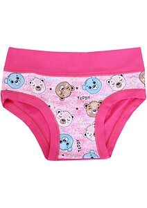 Dívčí kalhotky s obrázky Emy Bimba B2599 rosa fluo