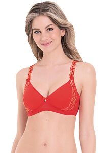 Bezkosticová podprsenka Colette Soft Bra Rosa Faia 5250 flame