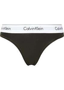 Kalhotky Calvin Klein Carousel F3787E tm. olivová