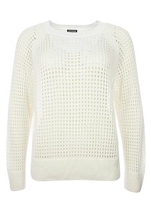 Trendy svetřík pro dámy Kenny S. 509554 bílá perla