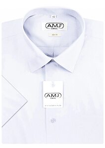 Košile AMJ Slim Fit JKS 18 -  bílá
