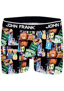 Boxerky pro muže s barevným potiskem John Frank 331 multicolor
