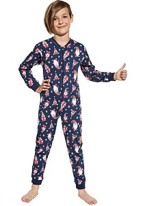 Overal pro kluky na spaní Cornette Young Gnome 2 navy