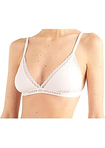 Podprsenka bez kostice Tommy Hilfiger Triangle UW0UW04242 light pink
