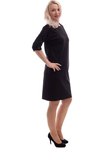 Sportovně - elegantní dámské šaty Tolmea 1523 černé