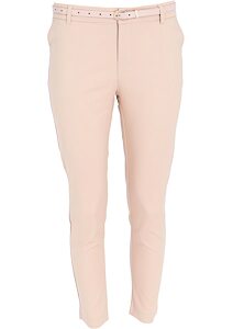 Stylové dámské 7/8 kalhoty 8707 béžové