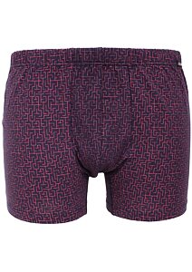 Pánské boxerky bavlna/lycra Andrie PS 5780 navy-red