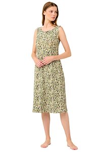 Letní noční košile na ramínka Vamp 22036 green ivy