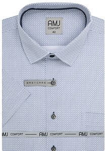 Elegantní košile pro muže AMJ Comfort VKBR 1431 bílo-navy