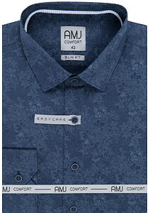 Elegantní pánská košile AMJ Comfort Slim Fit VDSBR 1221