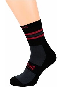 Z části zesílené ponožky Gapo Sporting Půl černé