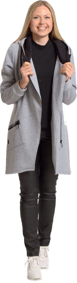 Sportovně elegantní dámská parka Tolmea 8923 šedý melír