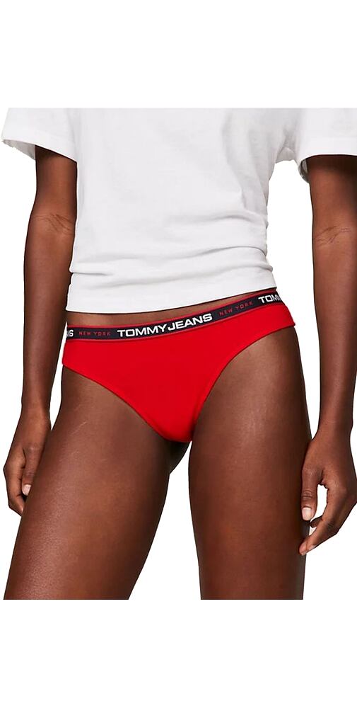 Dámská tanga Tommy Hilfiger UW0UW04709 červené