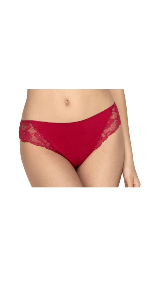 Krajkové brazilky Moulin Rouge 102836 rubín