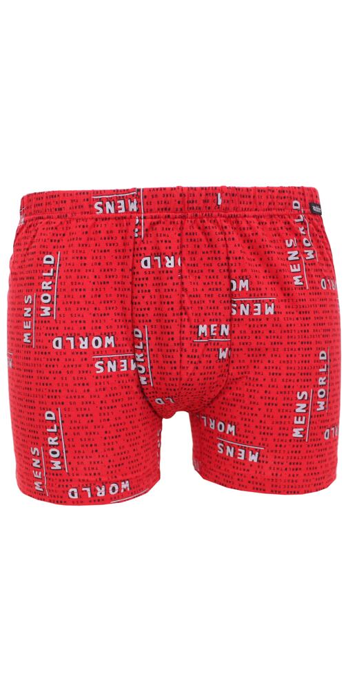 Pánské boxerky bavlna/lycra Andrie PS 5784 červené