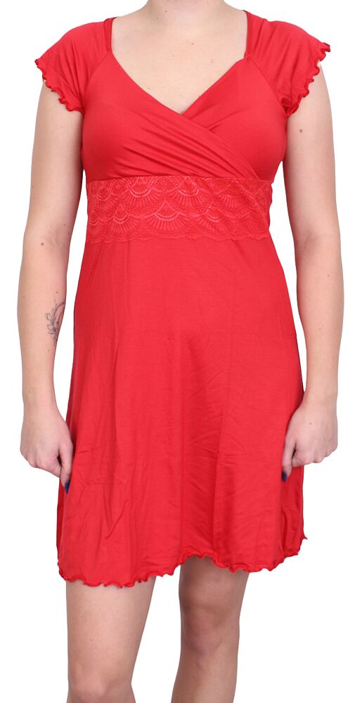 Luxusní košilka na spaní Follia Intimo Vivien červeno-orange