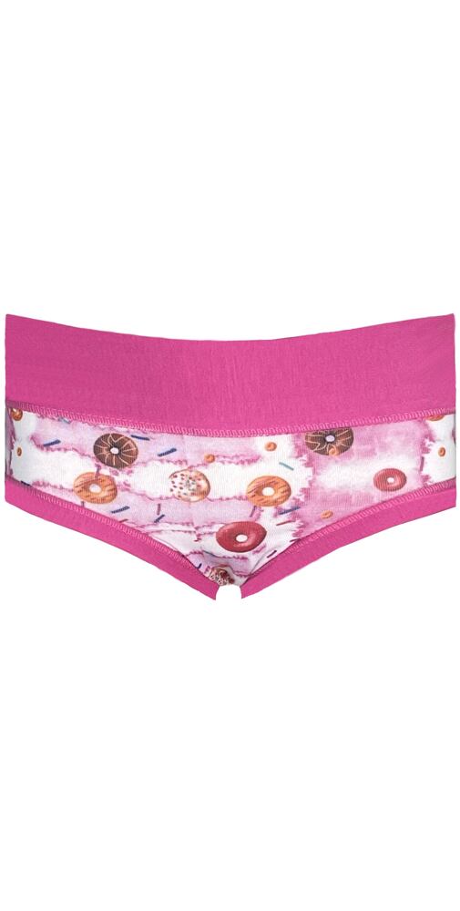 Bavlněné dívčí kalhotky Emy Bimba B2770 rosa fluo