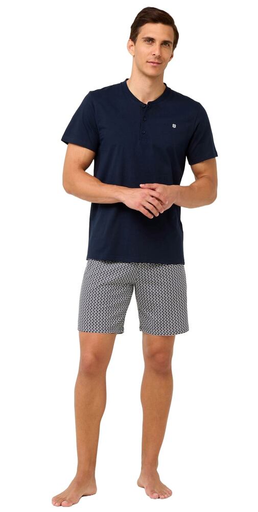 Pánské pyžamo Vamp s knoflíkovou légou