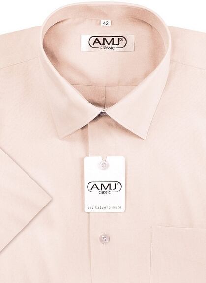Košile AMJ Classic JK 43 - sv. růžová