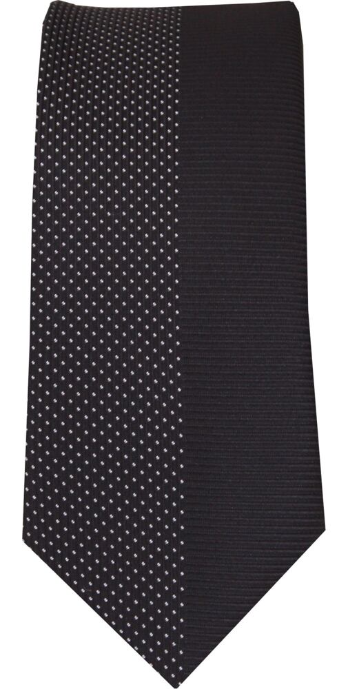 Černá zúžená kravata AMJ KI 367