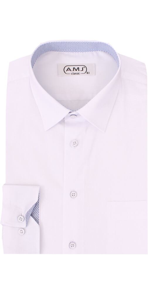 Klasická bíla košile pro muže do společnosti