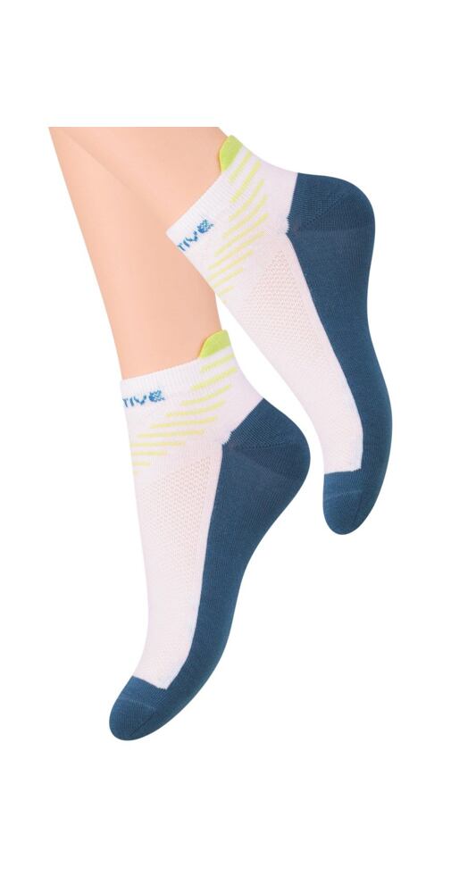 Bílé sportovní ponožky
