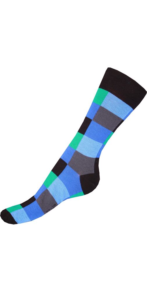 Zelenomodré pánské ponožky
