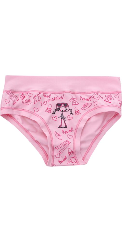 Růžové spodní kalhotky pro holčičky