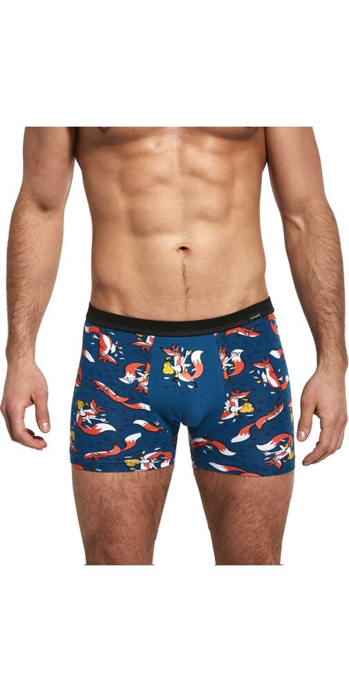 Pánské boxerky Cornette Tattoo Fox petrol
