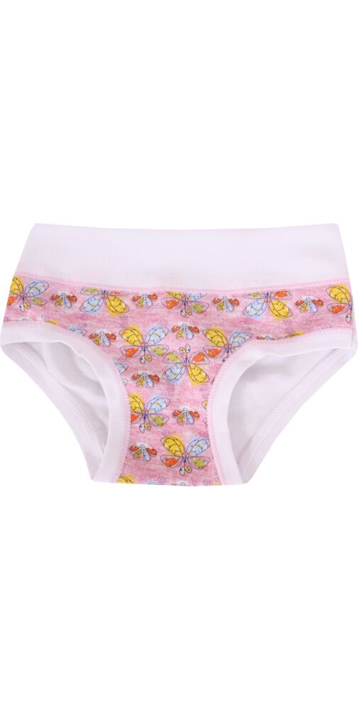Bavlněné prádlo pro děvčata s motýlky B2265 sv.růžové
