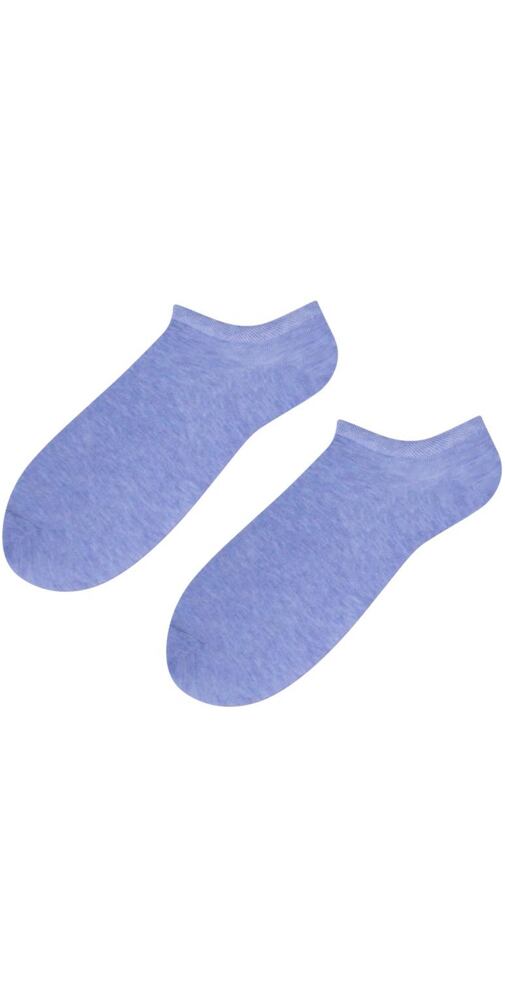 Kotníčkové ponožky Steven 4007  jeans melír