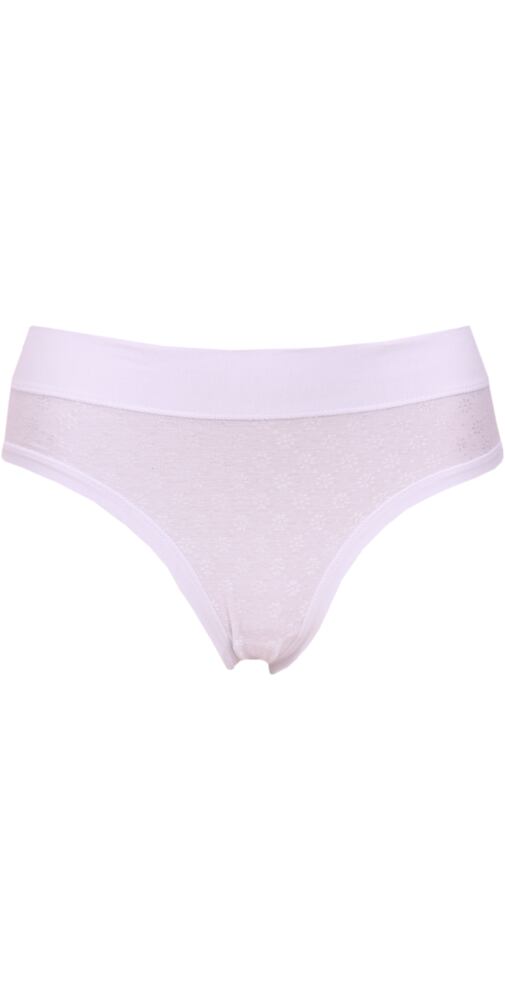 Jednobarevné dámské kalhotky Andrie PS 2885 bílé