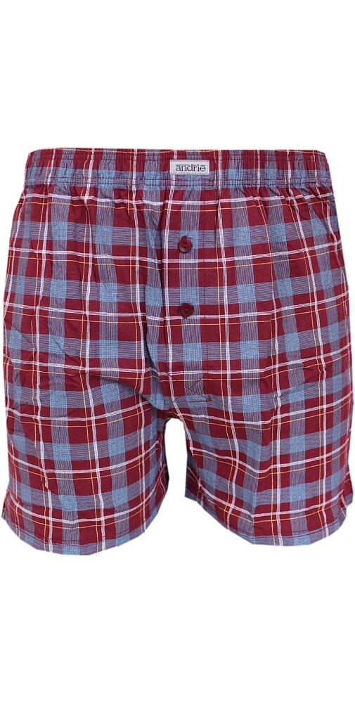 Bavlněné trenkoslipy pro muže  Andrie PS 5659 bordo