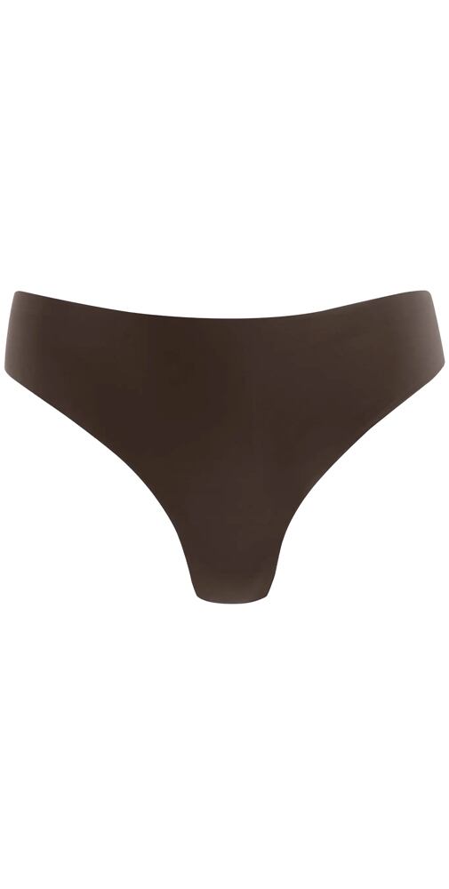 Tanga laserem střižené Calvin Klein QD5147E černé