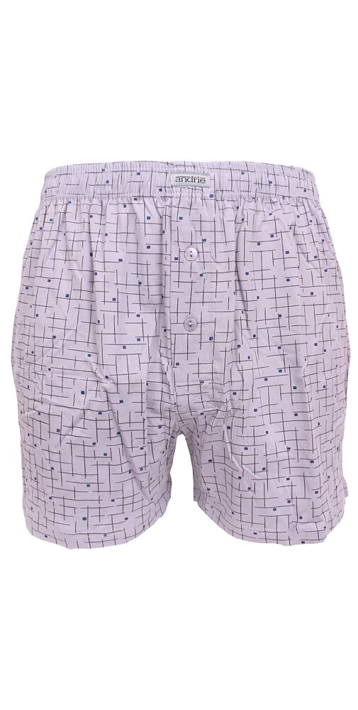 Bavlněné trenky pro muže Andrie PS 5628 šedé