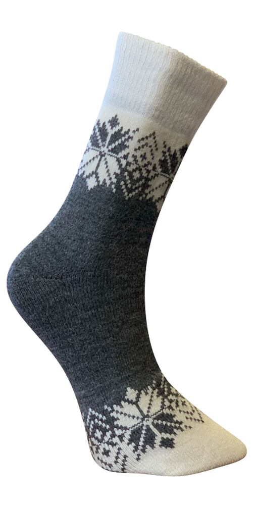 Ponožky s ovčí vlnou Matex Ariel 872 šedé