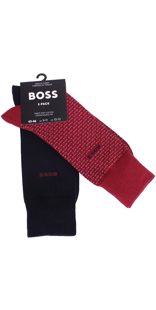 Pánské oblekové ponožky Boss 50491197 2 pack