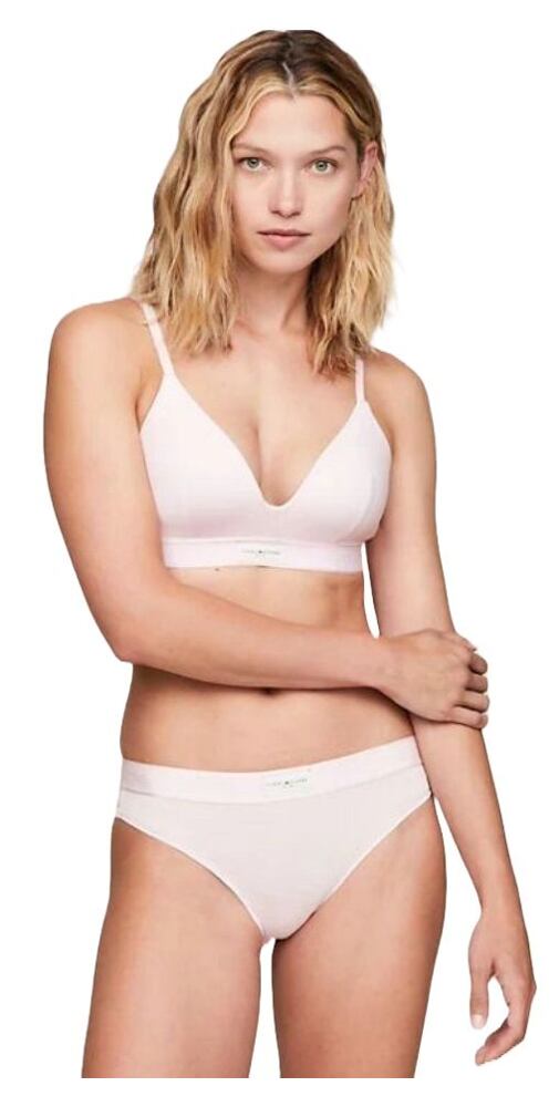 Sportovní podprsenka Tommy Hilfiger Bralette UW0UW04748 sv.růžová
