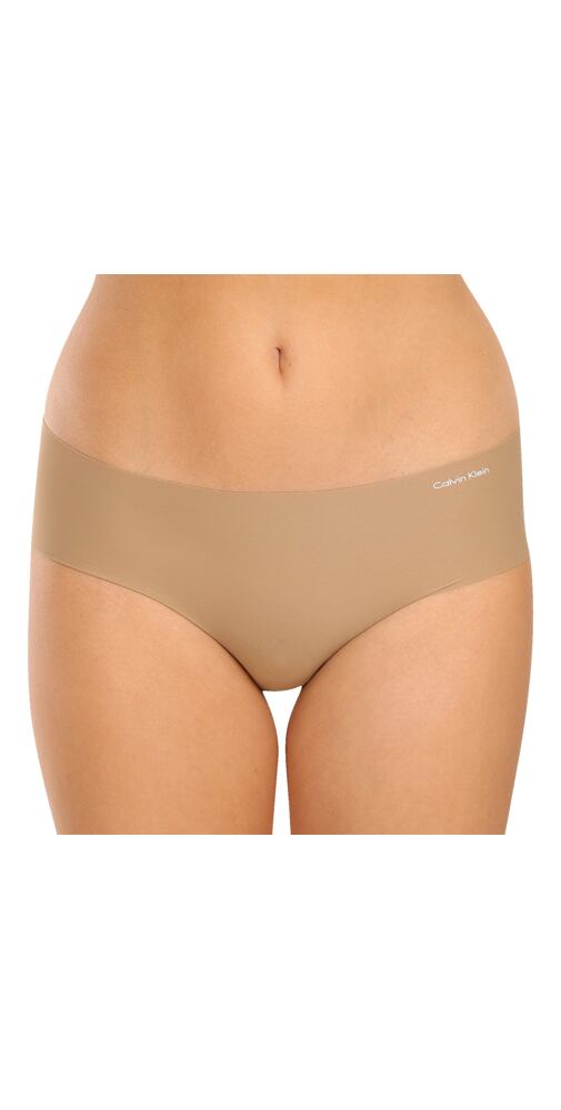Dámské kalhotky laserem střižené Calvin Klein QD5148E mocca