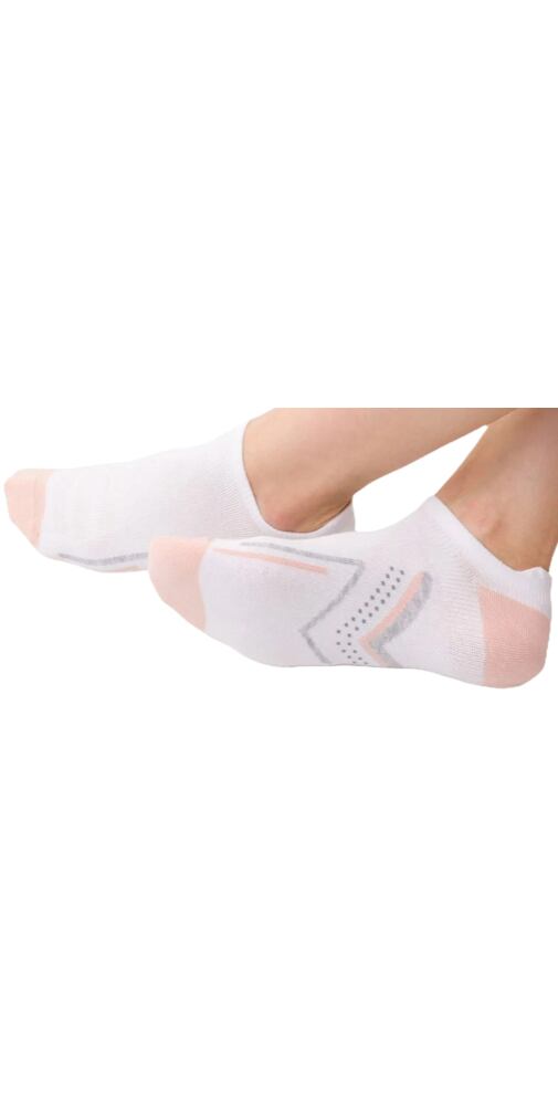 Nízké ponožky Steven 133050 bílé