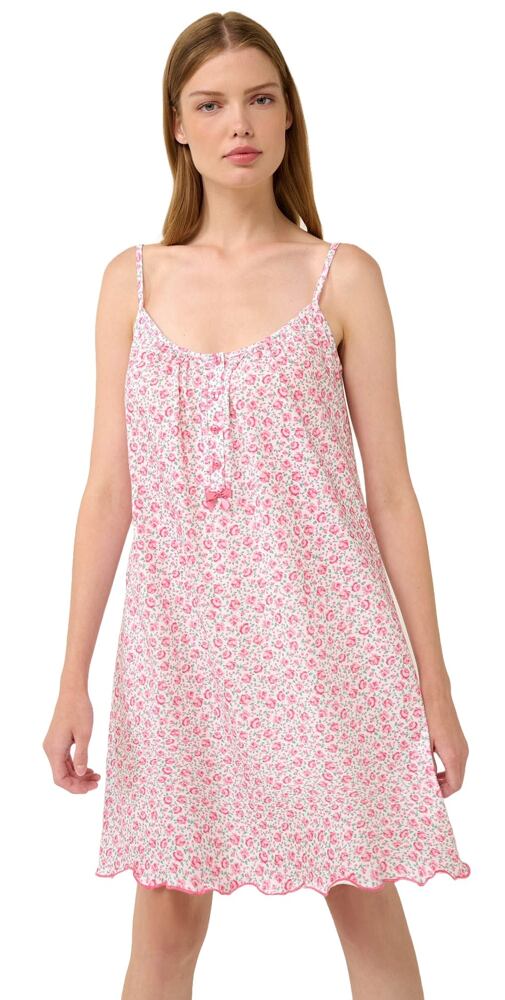 Bavlněná letní noční košile na ramínka Vamp 22254 pink dove