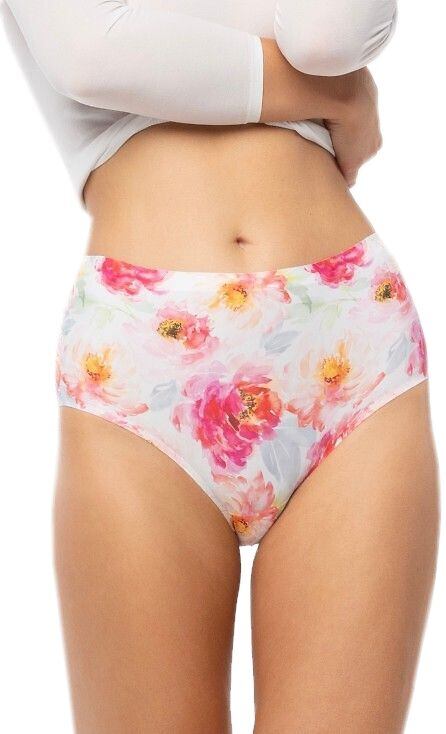 Vysoké dámské kalhotky Julimex Simple Maxi Peony