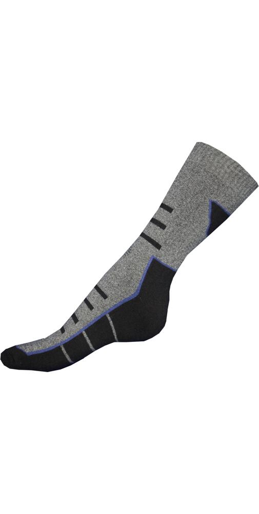 Ponožky Gapo Thermo vzor - šedočerná
