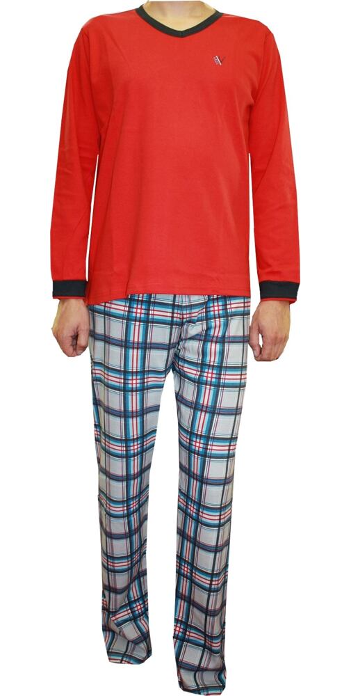 Pánské pyžamo Vamp! 5604 - červená